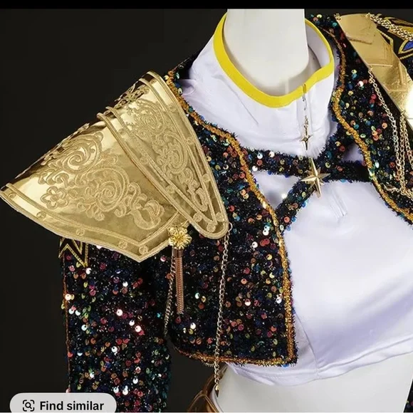 BRAND NEW K-pop Demon Hunters Girls Rumi Costume Size 130 - Picture 12 of 13